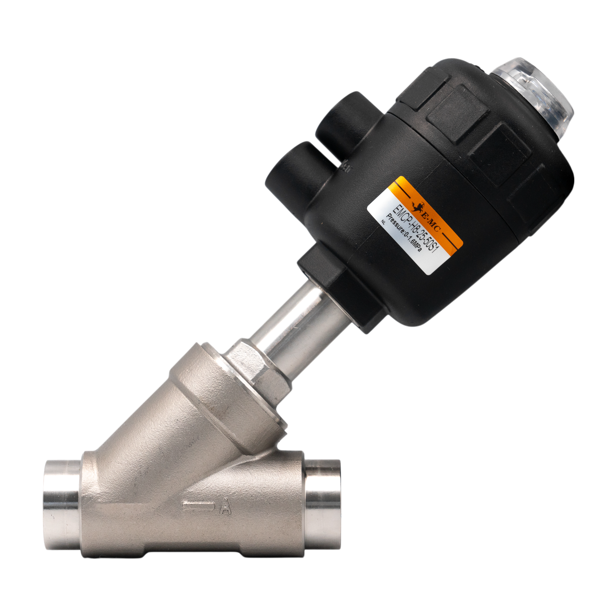 Клапан из нержавеющей стали с полимерным приводом EMCP-H8-32-63S1