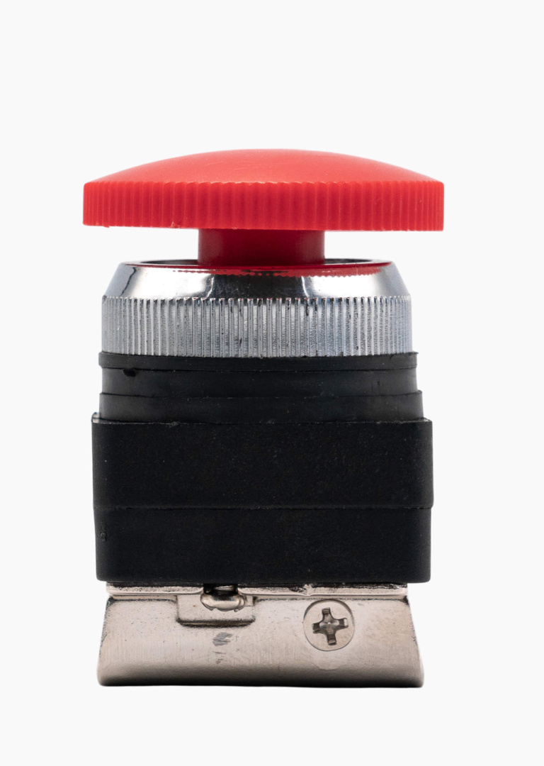 Кнопка грибовидная с фиксацией (красная) EB-R