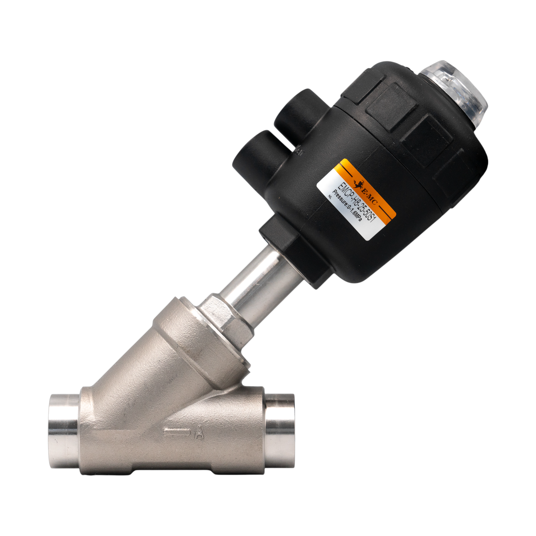 Угловой клапан с пневмоуправлением EMCP-H8-50-80S1